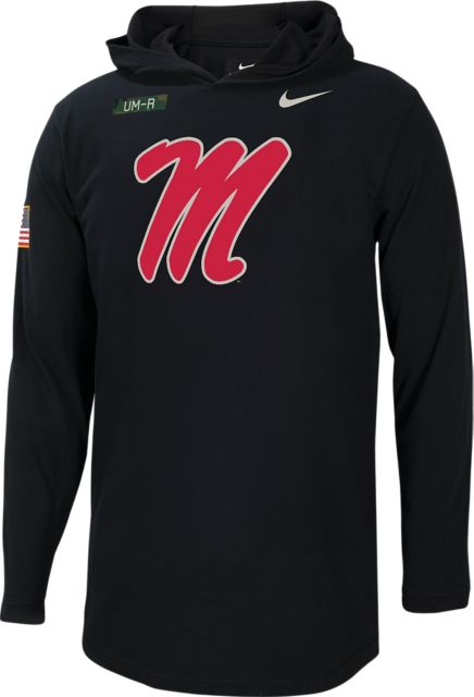 Ole Miss Rebels Military Appreciation Hooded Long Sleeve T-Shirt