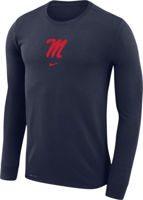 Ole Miss Rebels Basketball Long Sleeve T-Shirt 3XL