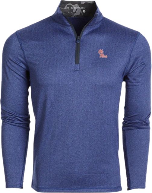Ole Miss Rebels Herringbone 1/4 Zip