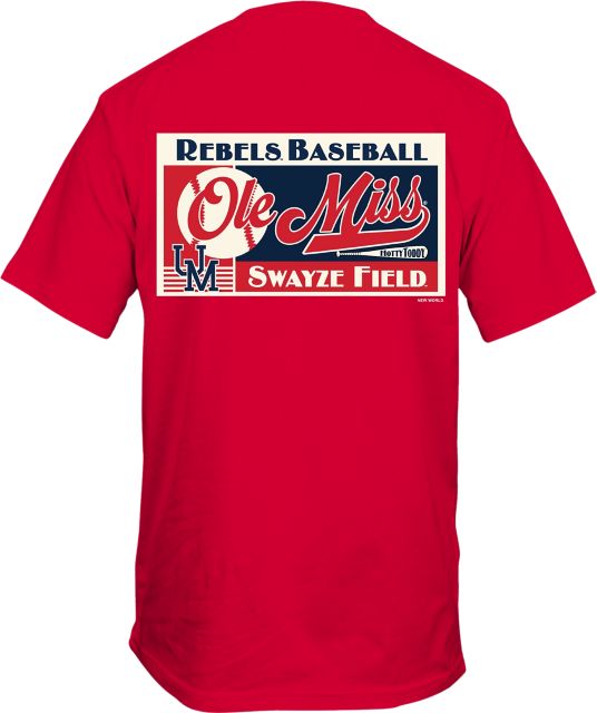 Ole Miss Rebels Baseball Short Sleeve T-Shirt