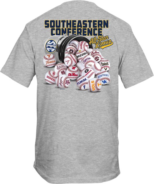 Ole Miss Rebels SEC Baseball Short Sleeve T-Shirt