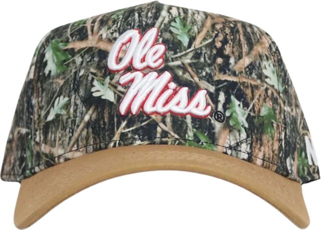 Ole Miss Rebels Camo Adjustable Cap