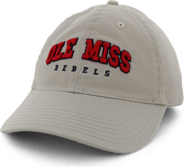 Ole Miss Rebels Women's Relaxed Twill Noble Arch Adjustable Hat Beige