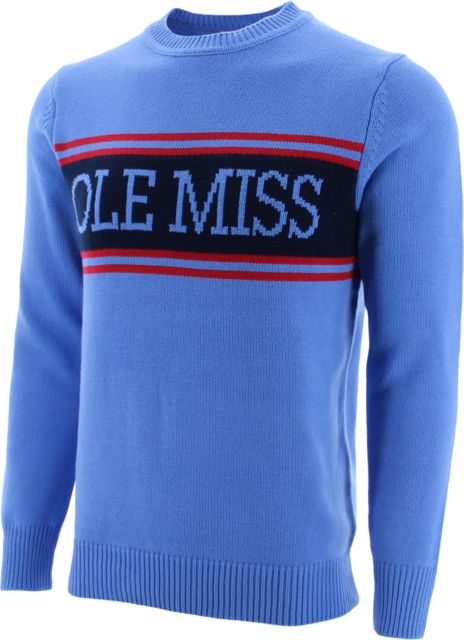 Ole Miss Rebels Vintage Varsity Stripe Sweater
