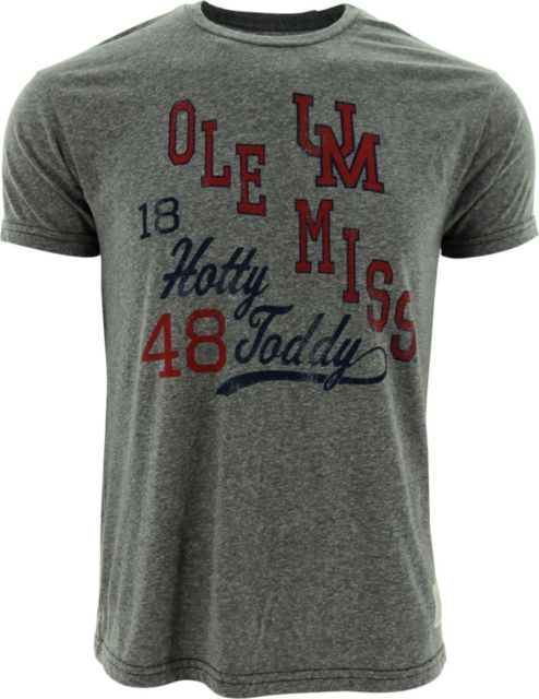 Ole Miss Rebels Stacked Graphic Short Sleeve Triblend T-Shirt