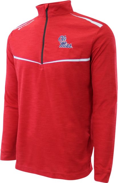Ole Miss Rebels Omni-Wick Scorecard Pullover Red