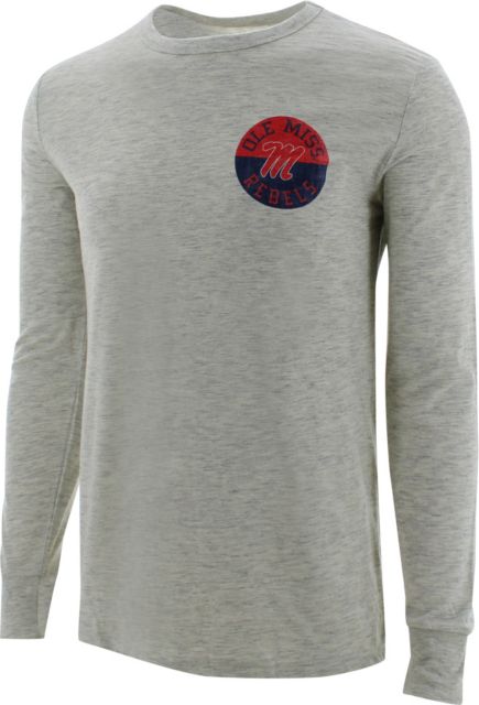 Ole Miss Rebels Buckram Tri-Blend Long Sleeve T-Shirt