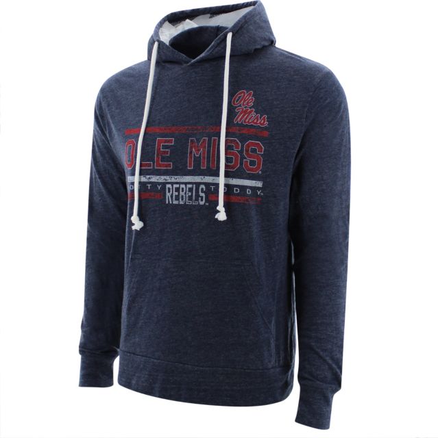 Ole Miss Rebels Check Mate Tri-Blend Hooded T-Shirt