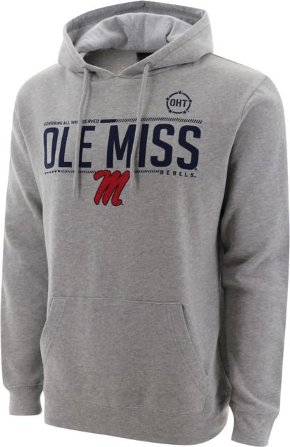 Ole Miss Rebels OHT Hooded Sweatshirt Grey