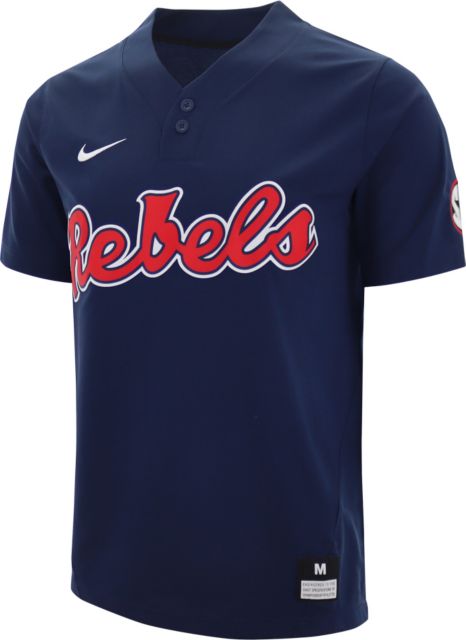 Ole Miss Rebels Nike Baseball Jersey Navy
