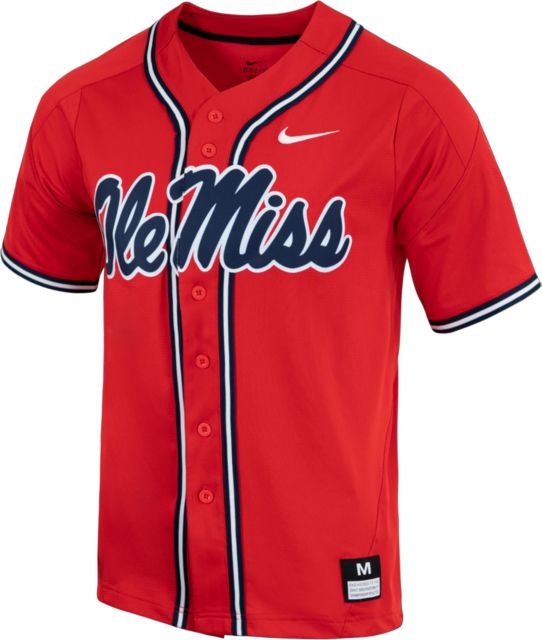 Ole Miss Rebels Nike Baseball Jersey Red