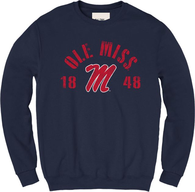Ole Miss Rebels Cargo Stamp Unisex Fleece Crew