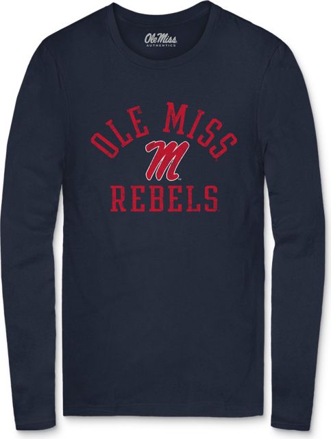 Ole Miss Rebels Vintage Chic Men's Long Sleeve T-Shirt