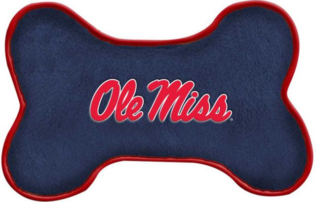 Ole Miss Rebels Dog Bone Chew Toy