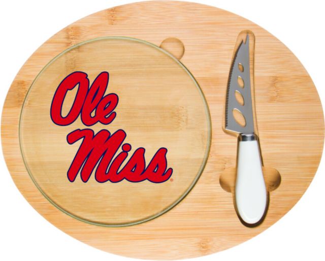 Ole Miss Rebels Tailgate Cheese Board