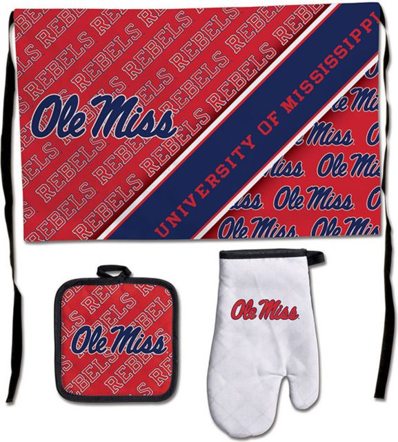 Ole Miss Rebels Barbecue Tailgate Set Multi
