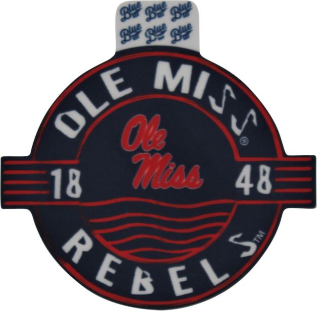 Ole Miss Rebels Waves Circular Sticker