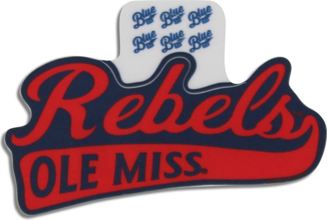 Ole Miss Rebels Baseball Swoosh Sticker
