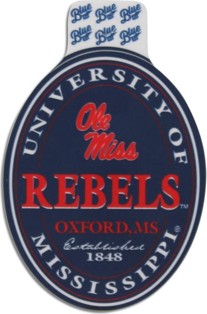 Ole Miss Rebels Oval Sticker