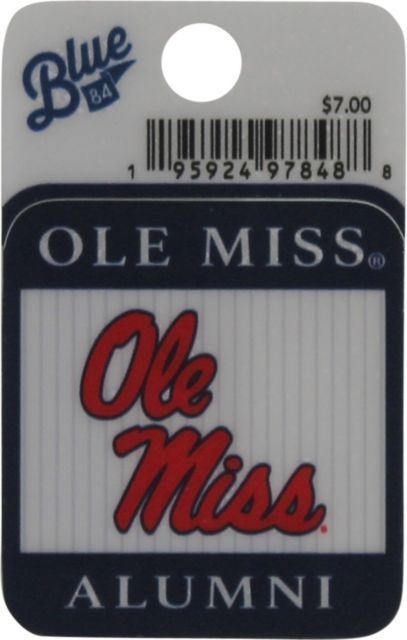 Ole Miss Rebels Square Alumni Mini Sticker