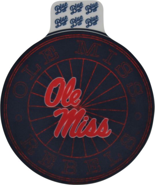 Ole Miss Rebels Sun Dial Circle Sticker