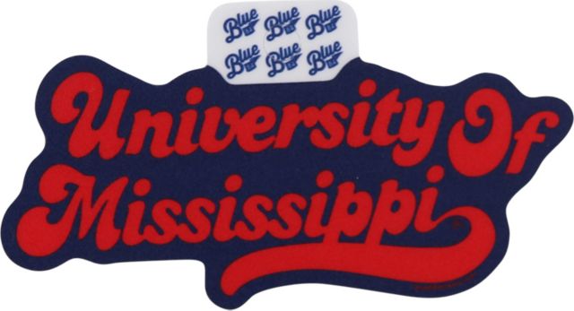 Ole Miss Rebels Huffed Font Sticker