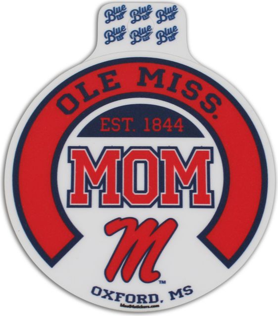Ole Miss Rebels Mom Begetter State Screen Sticker