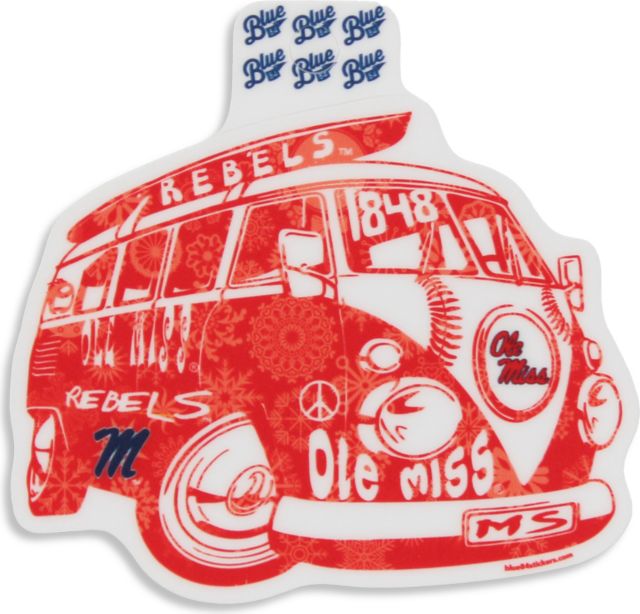 Ole Miss Rebels Major Revamp Surf Bus Sticker