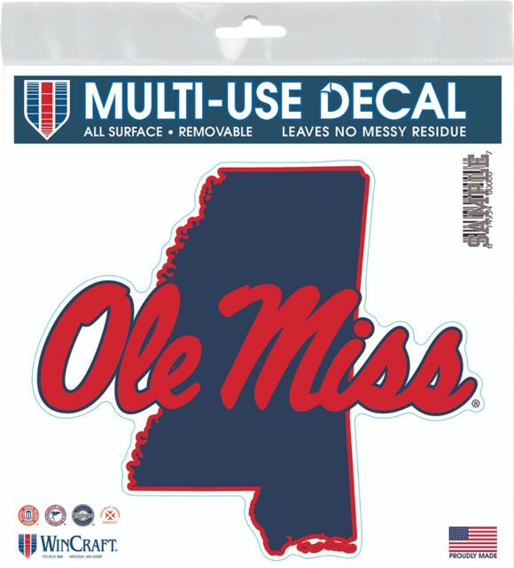Ole Miss Rebels 4x4 Decal