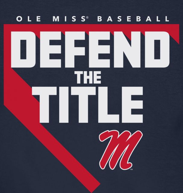 Ole Miss Rebels Defend the Title Unisex Short Sleeve T-Shirt