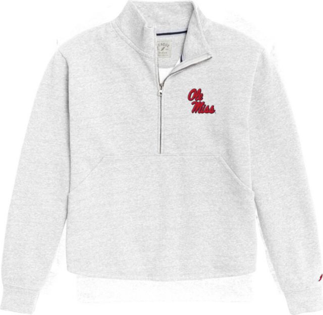 Ole Miss Rebels Women's Quarter Zip Red