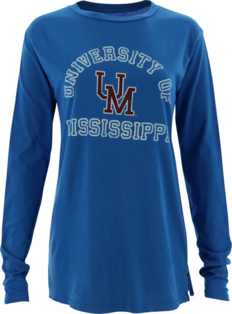 Ole Miss Rebels Hearty Girl Screen Women's Jersey Long Sleeve T-Shirt