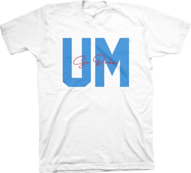 Ole Miss Rebels Screenprint/Embroidery Women's Short Sleeve Crew T-Shirt