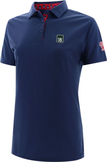 Ole Miss Rebels Speed Limit 18 Collection Women's Pin Dot Polo