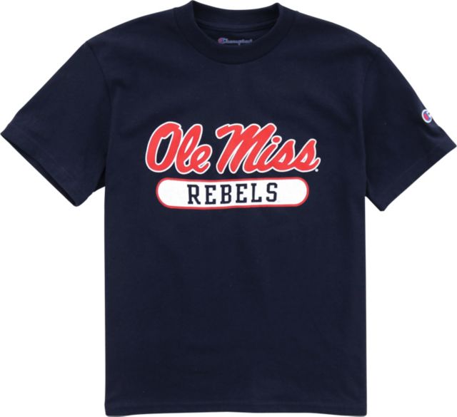 Ole Miss Rebels Champion Youth Short Sleeve T-Shirt Navy