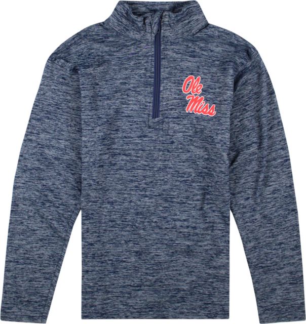Ole Miss Rebels Cloudy Yarn 1/4 Zip