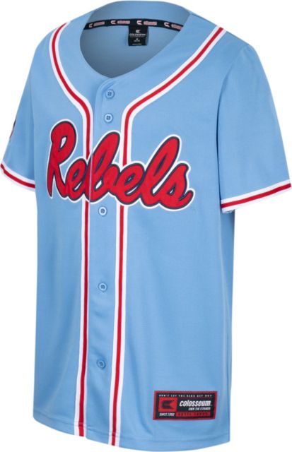 Ole miss baseball jersey for sale hot sale