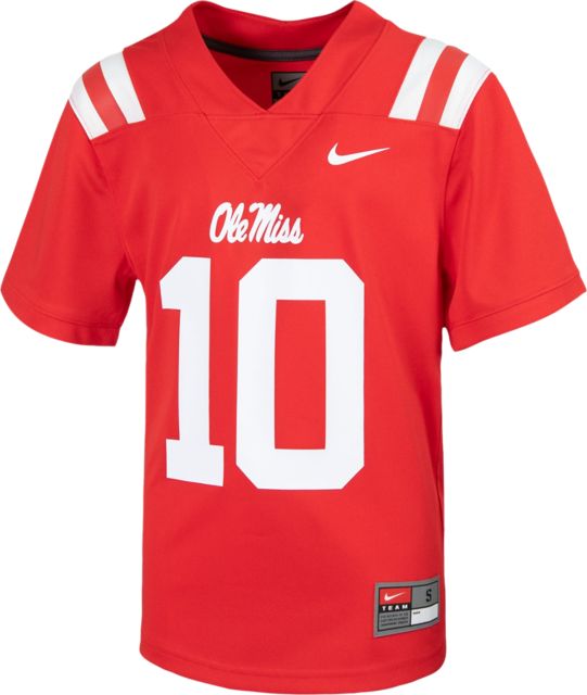 Ole Miss Rebels Youth #10 Replica Football Jersey