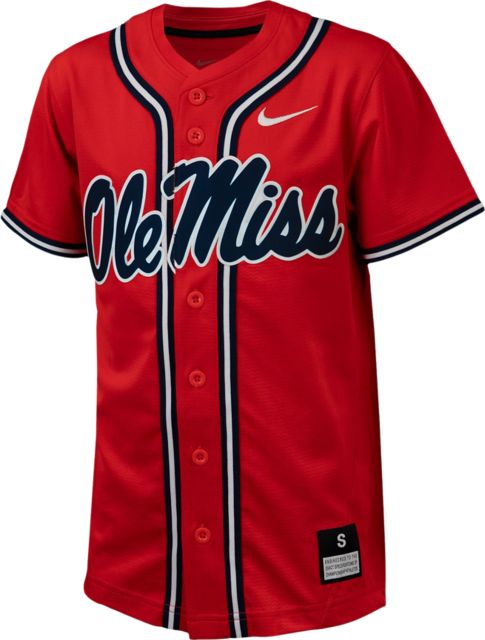 Ole Miss Rebels Youth Replica Baseball Jersey