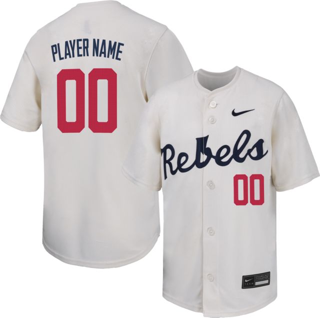 Ole Miss Rebels Baseball Nike Youth Replica Jersey