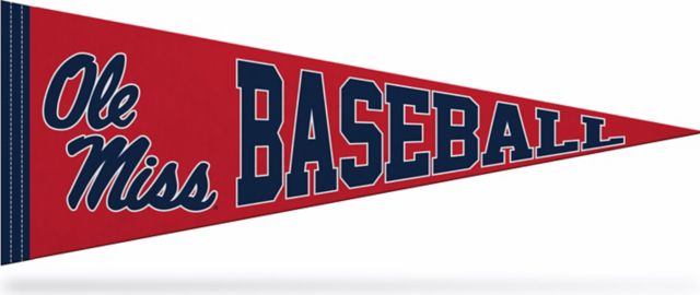 Ole Miss Rebels Baseball 9x24 Pennant