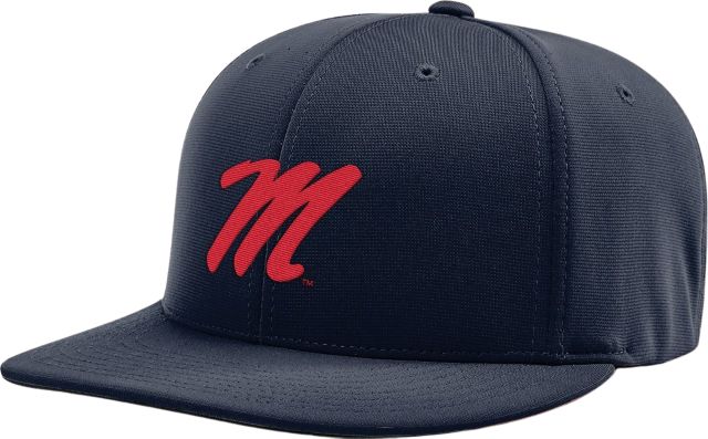 Ole Miss Rebels Baseball On Field Fitted Cap