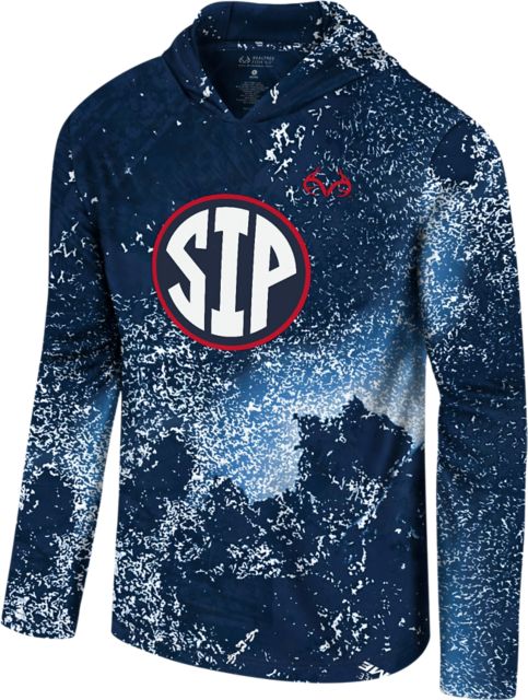 Ole Miss Rebels Realtree Long Sleeve Hooded Shirt - 3XL