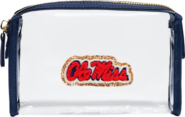 Ole Miss Rebels Sapphire Travel Pouch with Ole Miss Patch