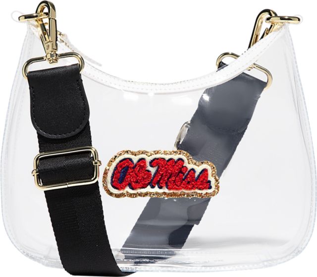 Ole Miss Rebels Clear Crossbody Bag with Ole Miss Patch