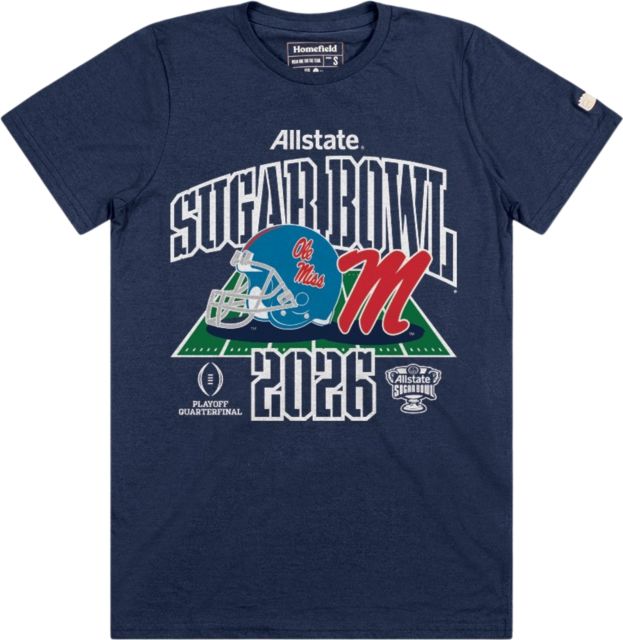 Ole Miss Rebels Football 2025 Sugar Bowl Bound Short Sleeve T-Shirt