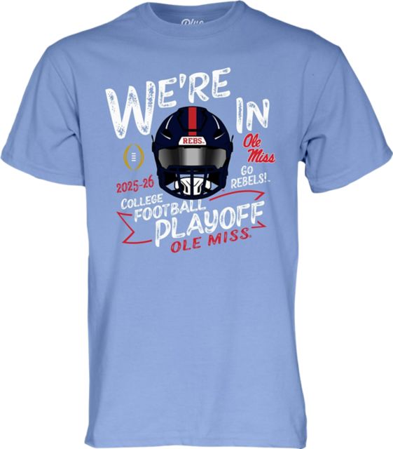 Ole Miss Rebels Football 2025 College Football Playoffs Short Sleeve T-Shirt