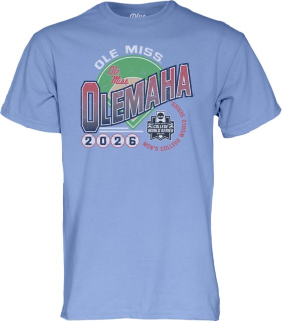 Ole Miss Rebels Baseball 2026 College World Series Short Sleeve T-Shirt