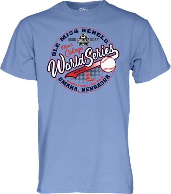 Ole Miss Rebels Baseball 2026 College World Series Short Sleeve T-Shirt
