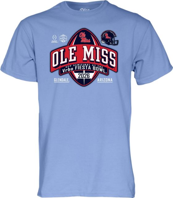 Ole Miss Rebels Football 2026 Fiesta Bowl Bound Short Sleeve T-Shirt